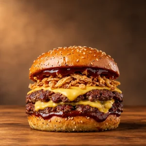 BBQ Double Melt Burger
