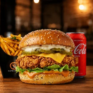 Buffalo Burger And Fries Drink