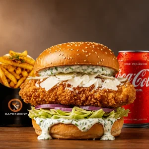 Herby Chicken And Fries Drink