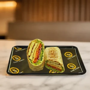 Hlloumi Veggie Wrap.