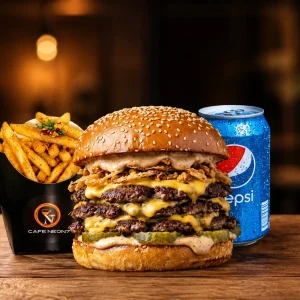 Neon7 Triple Puller And Fries Drink_