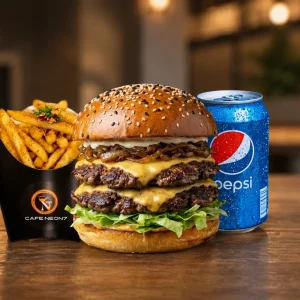 Signature Double Stack And Fries Drink
